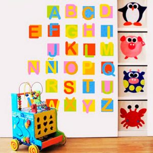Vinilos infantiles de abecedario | Decoración infantil